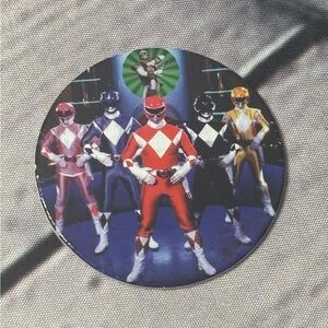 Power Rangers Power Caps POG Milkcap VTG Game 1995 31/40 Saban Collect-A-Card